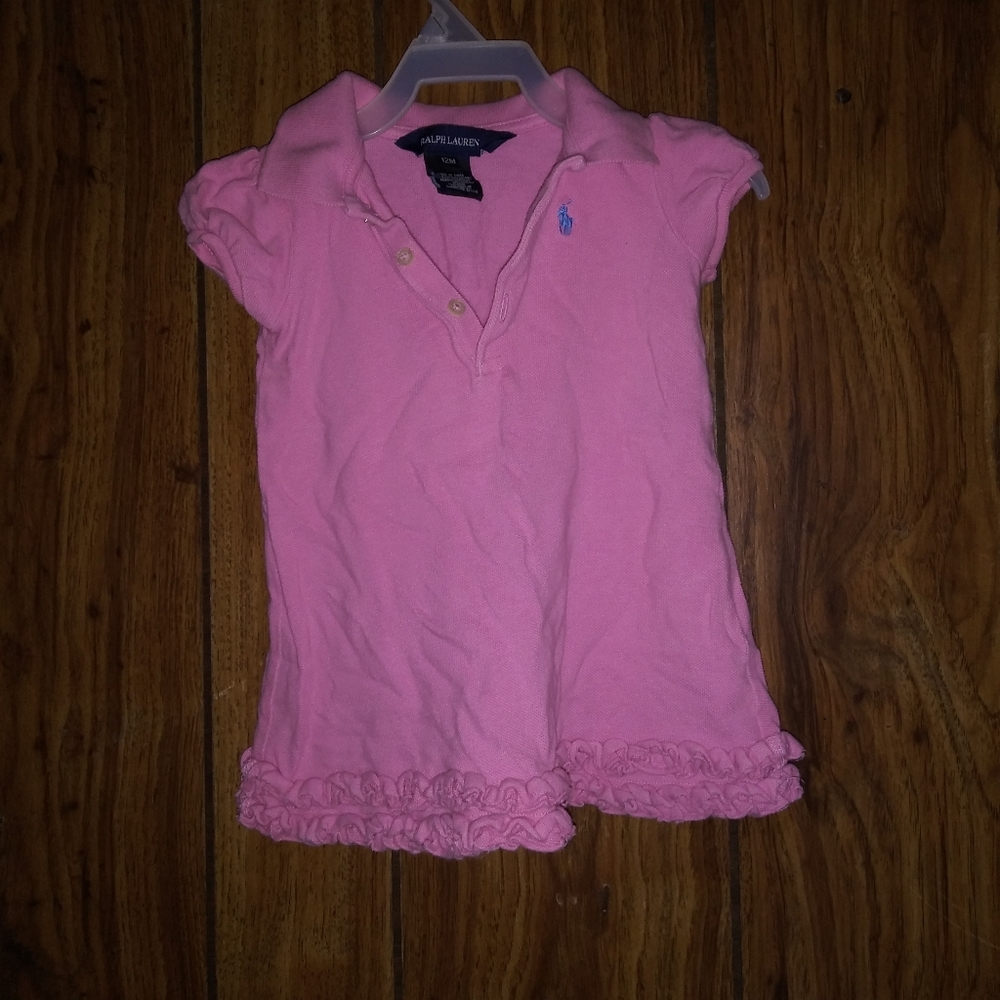 Ralph Lauren Baby Girl pink top